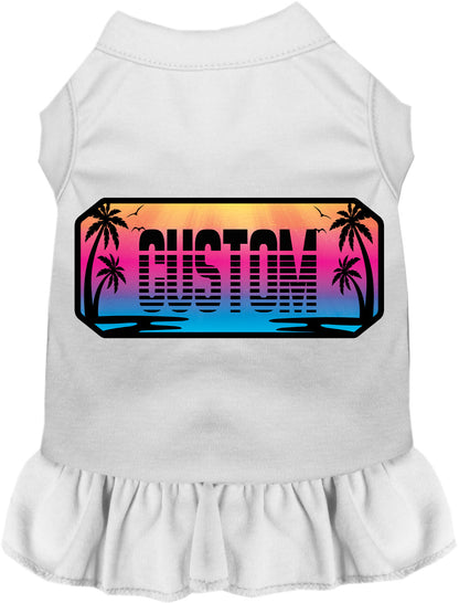 Custom Beach Shades Pet Dress