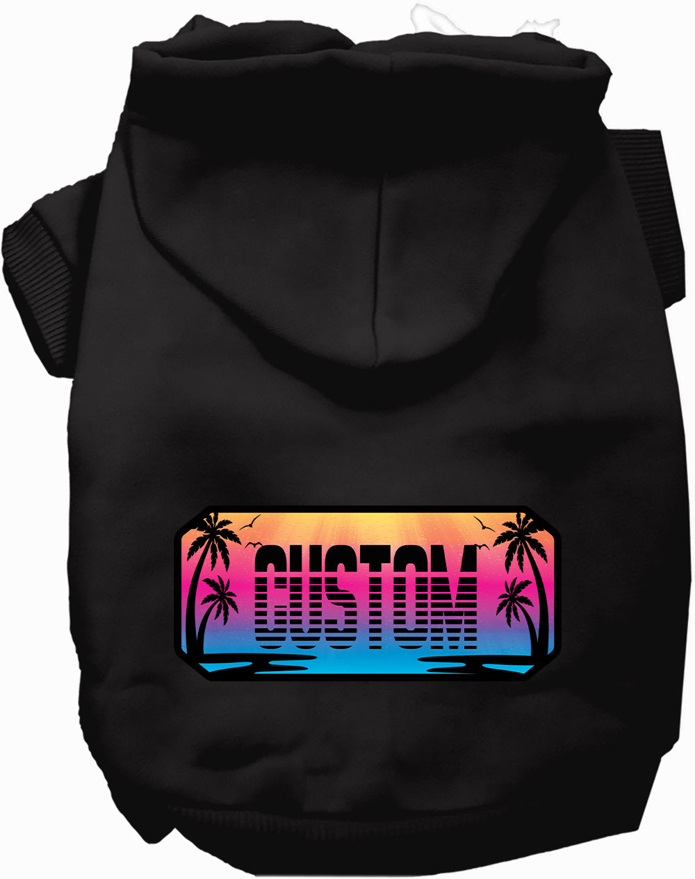 Custom Beach Shades Pet Hoodie