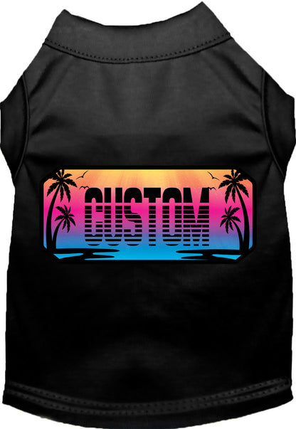 Custom Beach Shades Pet Shirt