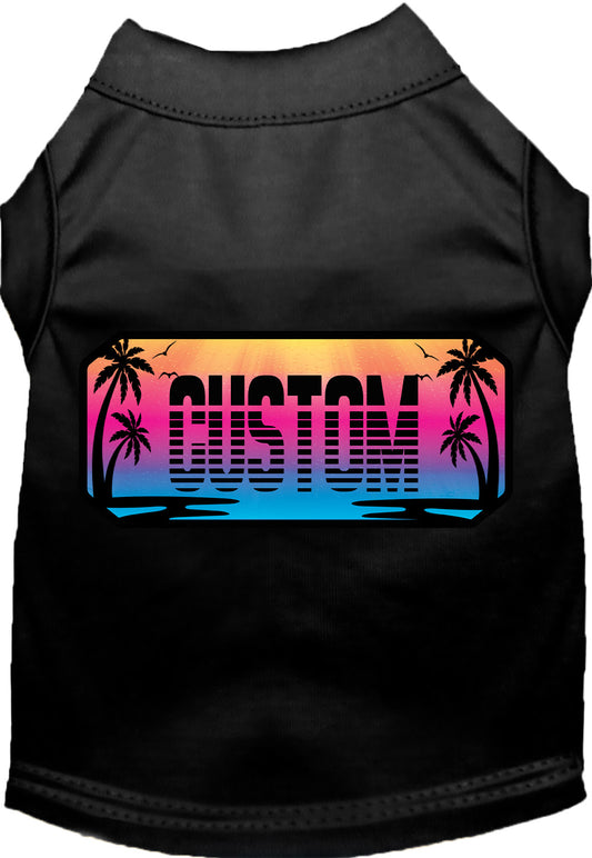 Custom Beach Shades Pet Shirt