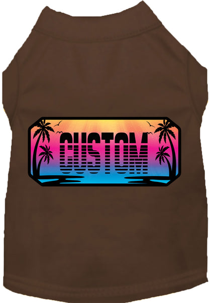 Custom Beach Shades Pet Shirt