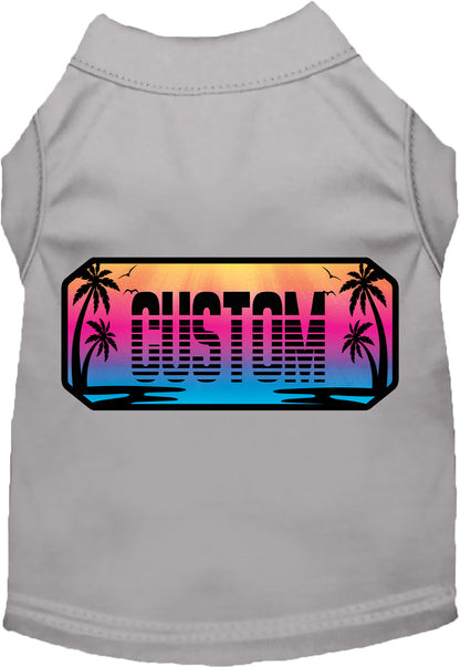 Custom Beach Shades Pet Shirt