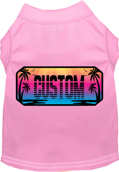 Custom Beach Shades Pet Shirt