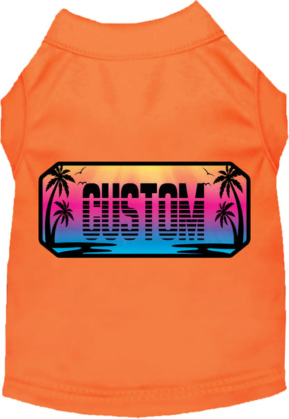 Custom Beach Shades Pet Shirt