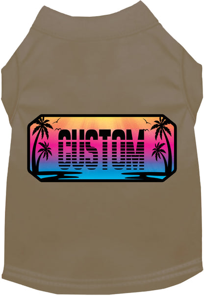 Custom Beach Shades Pet Shirt