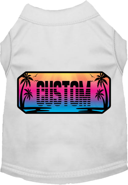 Custom Beach Shades Pet Shirt