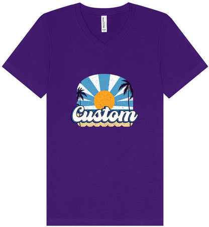 Custom Coast Unisex V-Neck Shirt