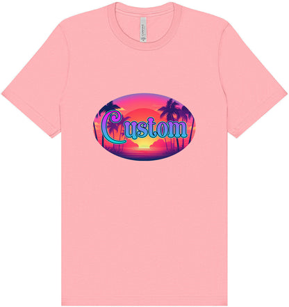 Custom Classic Beach Adult Bella Canvas Shirt