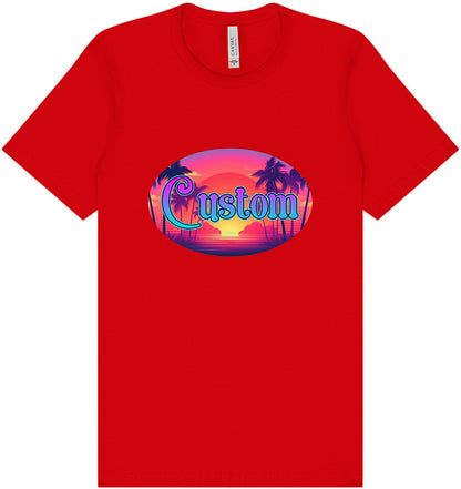 Custom Classic Beach Adult Bella Canvas Shirt