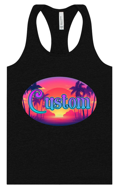 Custom Classic Beach Women's Racerback Tank