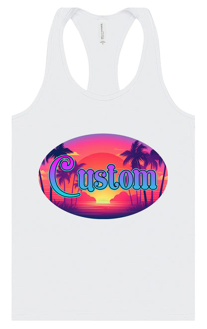 Custom Classic Beach Women's Racerback Tank