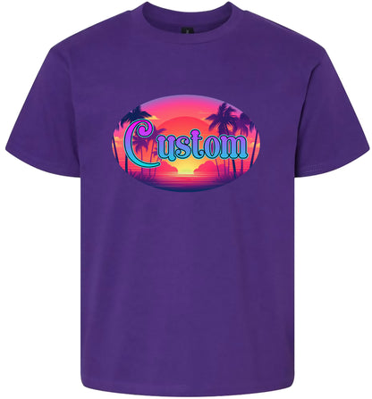 Custom Classic Beach Children's Gildan Soft Shirt