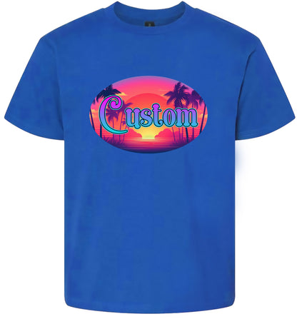 Custom Classic Beach Children's Gildan Soft Shirt