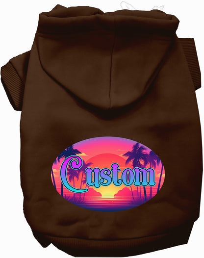 Custom Classic Beach Pet Hoodie