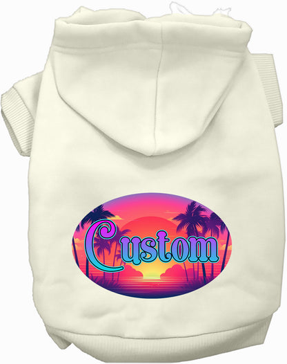 Custom Classic Beach Pet Hoodie