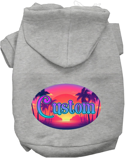 Custom Classic Beach Pet Hoodie