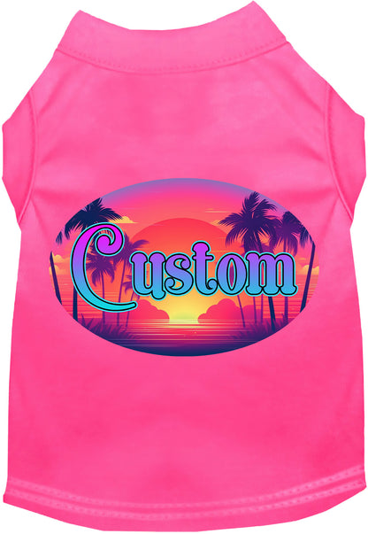 Custom Classic Beach Pet Shirt