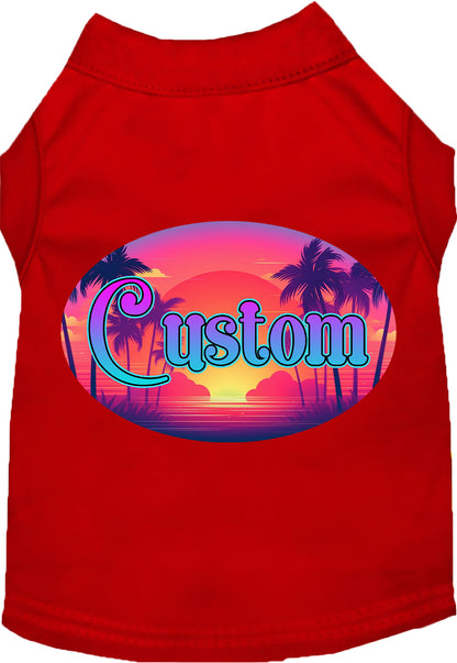 Custom Classic Beach Pet Shirt