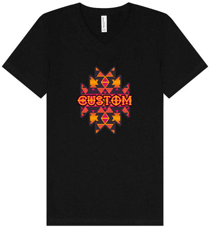 Custom Navajo Tribal Unisex V-Neck Shirt
