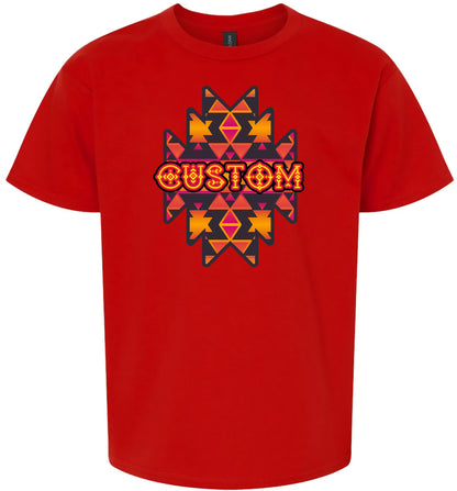 Custom Navajo Tribal Children's Gildan Soft Shirt
