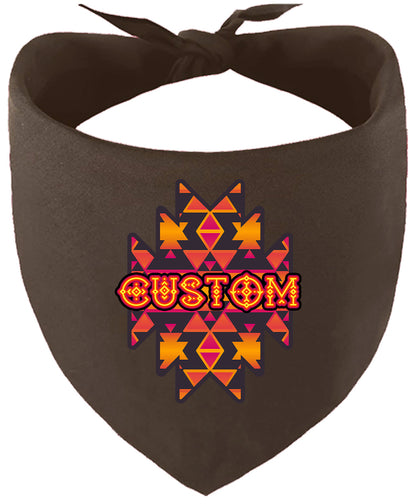 Custom Navajo Tribal Pet Bandana
