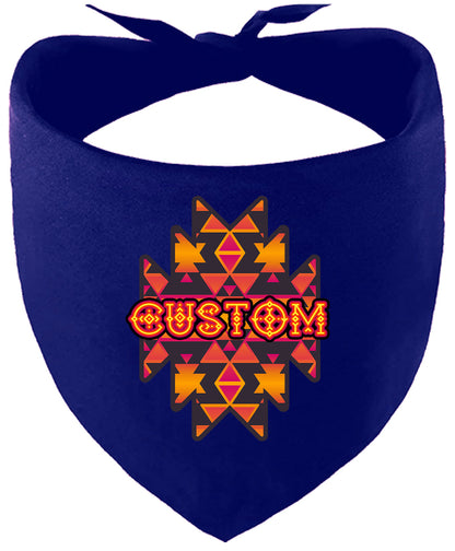 Custom Navajo Tribal Pet Bandana