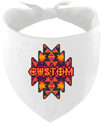 Custom Navajo Tribal Pet Bandana