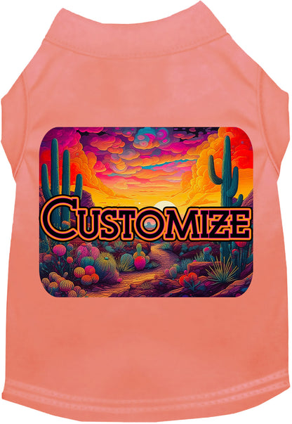 Custom Neon Desert Pet Shirt
