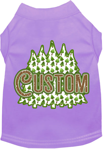 Custom Woodland Trees Pet Shirt