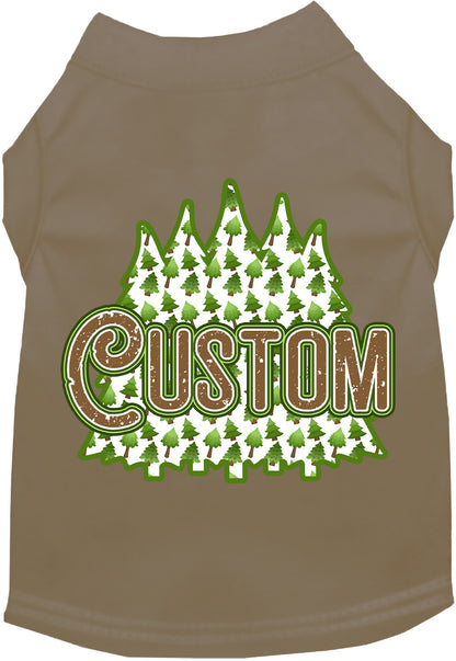 Custom Woodland Trees Pet Shirt