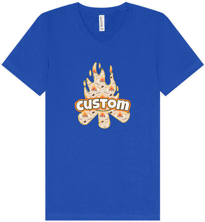 Custom Around the Campfire Unisex V-Neck Shirt