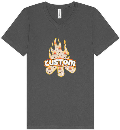 Custom Around the Campfire Unisex V-Neck Shirt