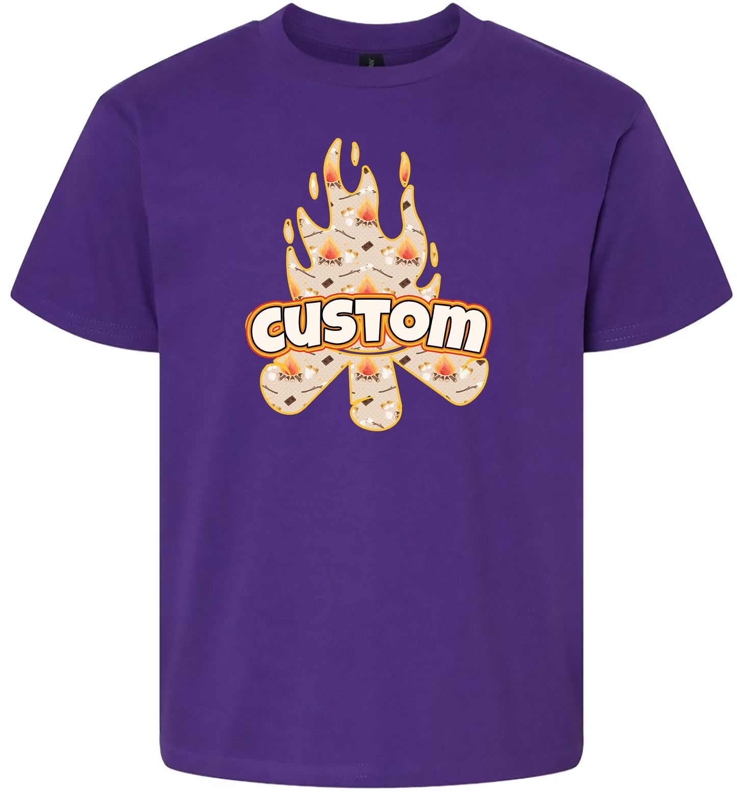 Custom Around the Campfire Children's Gildan Soft Shirt