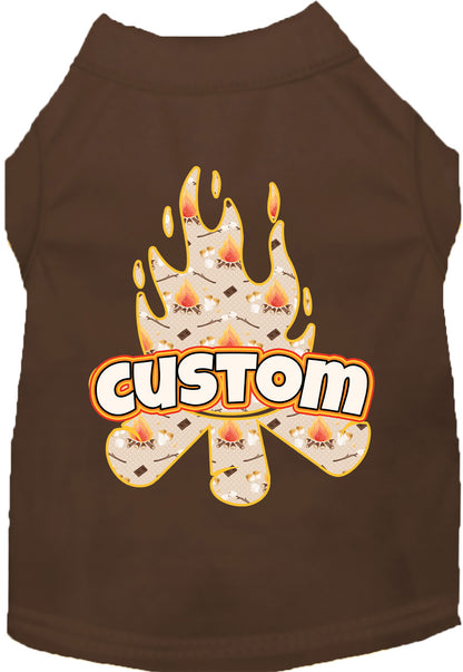 Custom Around the Campfire Pet Shirt