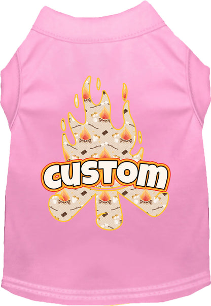 Custom Around the Campfire Pet Shirt