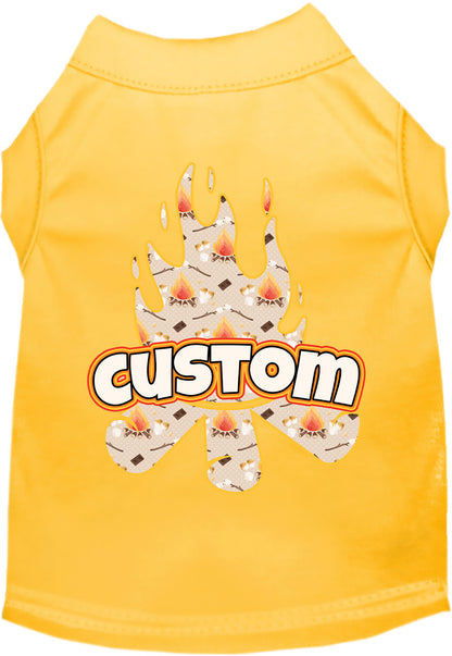 Custom Around the Campfire Pet Shirt