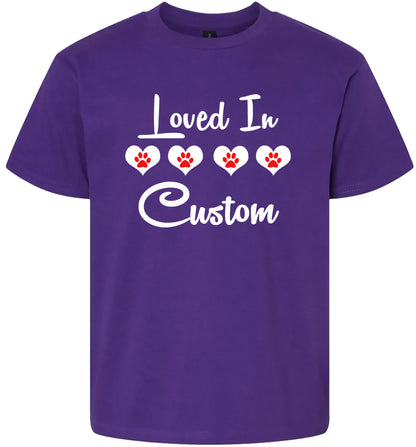 Custom Loved In Children's Gildan Soft Shirt