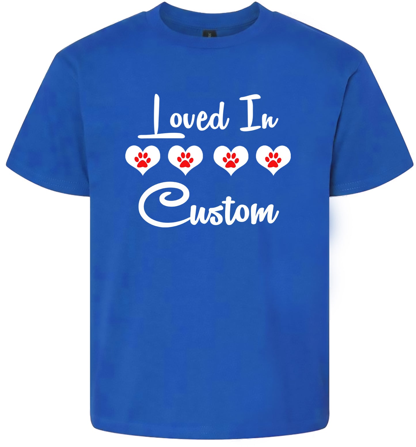 Custom Loved In Children's Gildan Soft Shirt