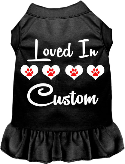 Custom Loved In Pet Dress