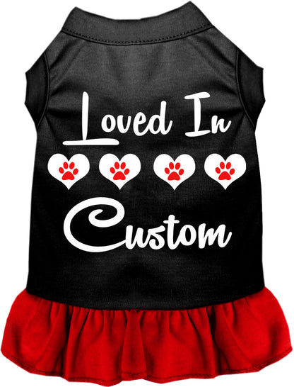 Custom Loved In Pet Dress