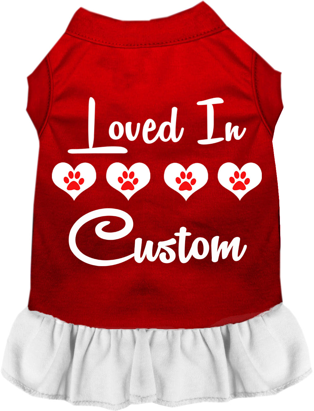 Custom Loved In Pet Dress