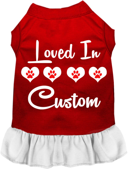 Custom Loved In Pet Dress