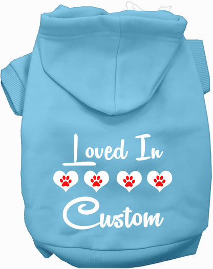Custom Loved In Pet Hoodie