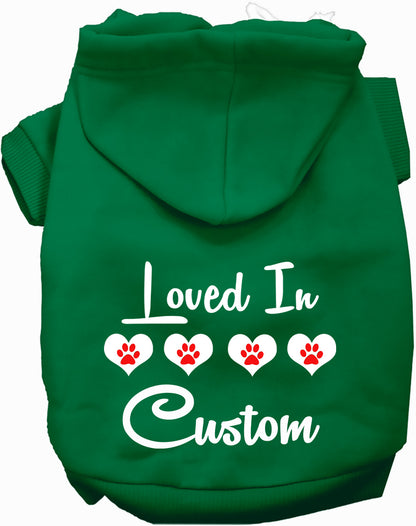 Custom Loved In Pet Hoodie