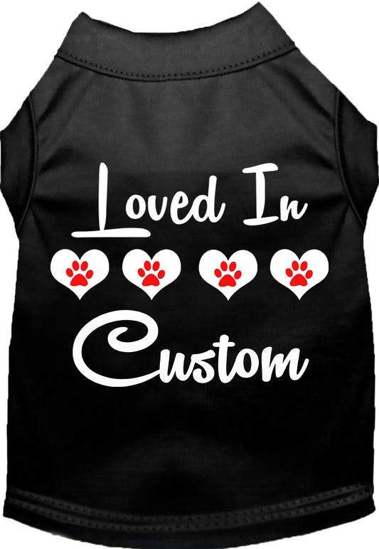 Custom Loved In Pet Shirt