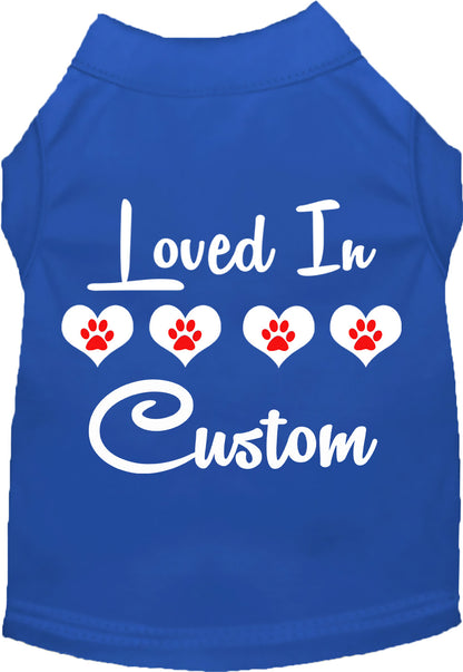 Custom Loved In Pet Shirt