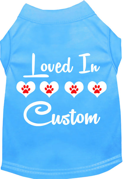Custom Loved In Pet Shirt