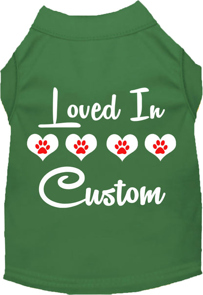 Custom Loved In Pet Shirt