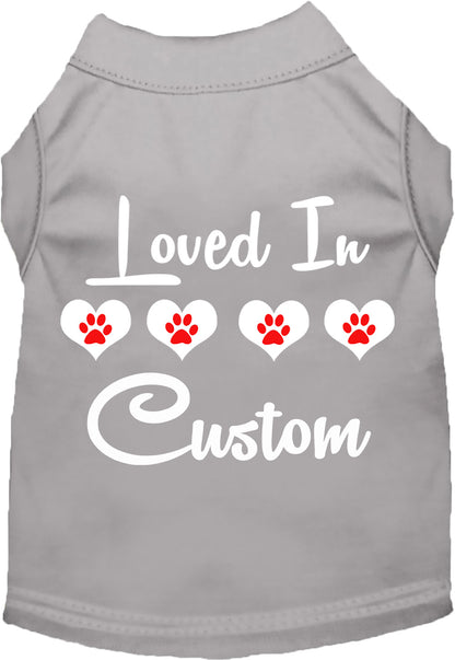 Custom Loved In Pet Shirt