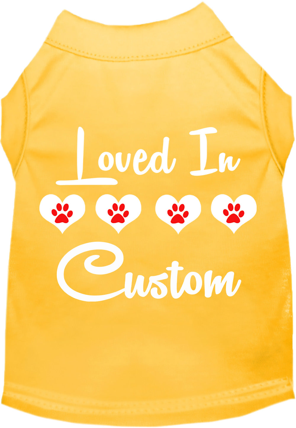 Custom Loved In Pet Shirt